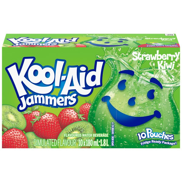 Juice & Nectars Kool-Aid Jammers, Strawberry Kiwi hero