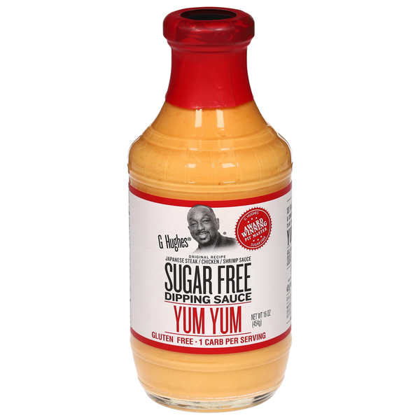 Instant Foods G Hughes Dipping Sauce, Sugar Free, Yum Yum hero