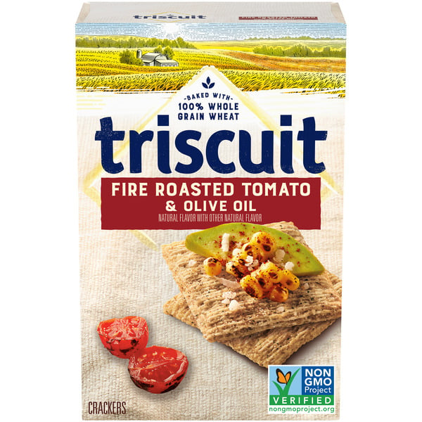 Oils & Vinegars Triscuit Fire Roasted Tomato & Olive Oil Whole Grain Wheat Crackers hero