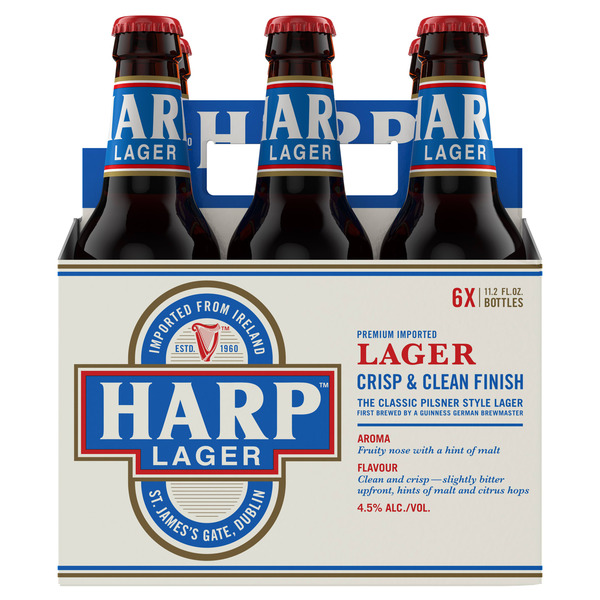 Beers & Coolers Harp Lager Beer hero