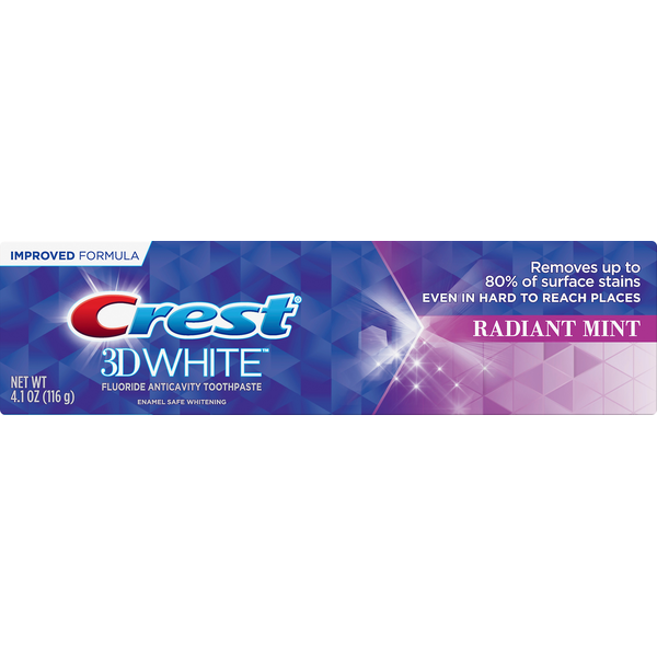 Oral Hygiene Crest Toothpaste, Fluoride Anticavity, Radiant Mint hero