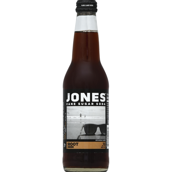 Soft Drinks Jones Soda, Cane Sugar, Root Beer Flavor hero