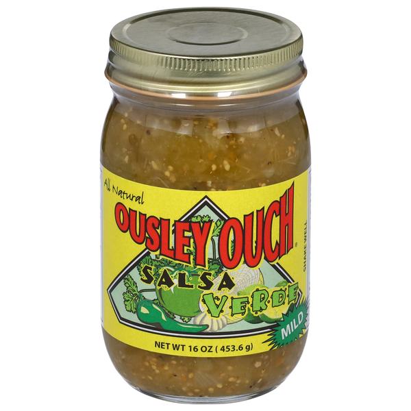 Ousley Ouch Salsa, Verde, Mild hero