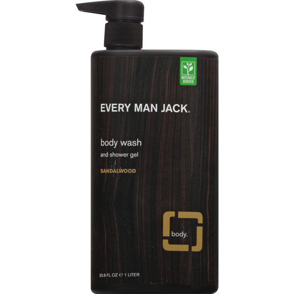 Every Man Jack Body Wash, and Shower Gel, Sandalwood hero