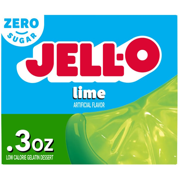 Baking & Supplies Jell-O Zero Sugar Lime Flavor Gelatin hero