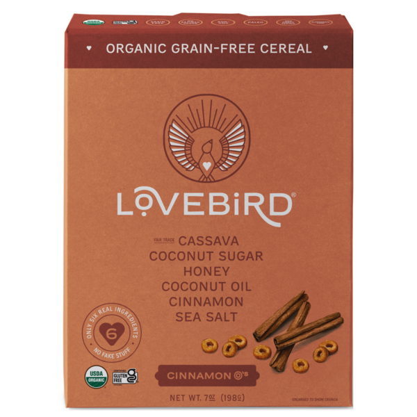 Cereal Lovebird Grain-Free Cereal Cinnamon O's hero