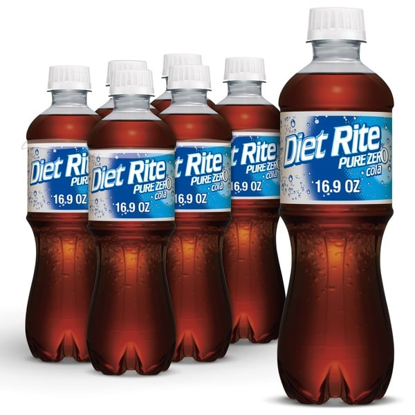 Soft Drinks Diet Rite Pure Zero Cola hero