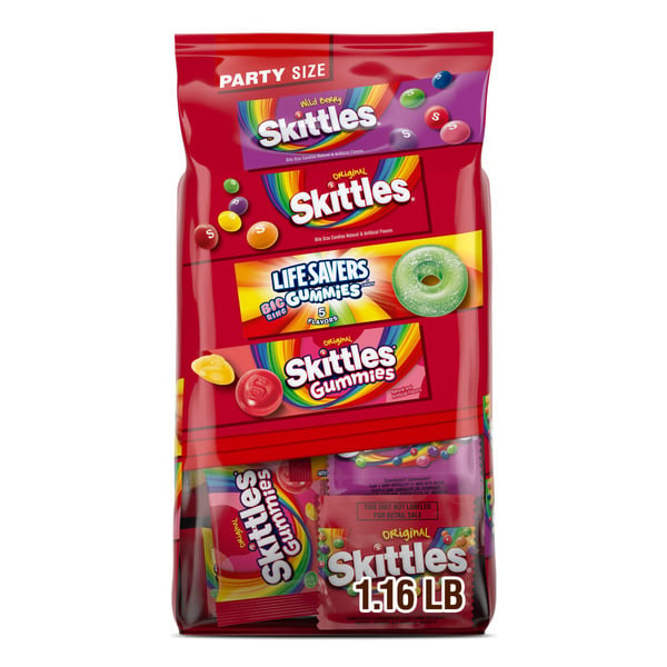 Candy & Chocolate Skittles & Life Savers Chewy and Gummy Candy Fun Size Variety Pack Bulk hero