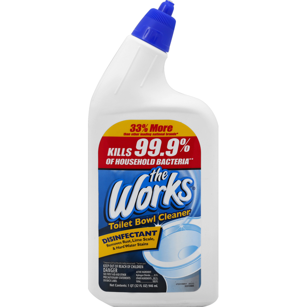 Cleaning Products Works Toilet Bowl Cleaner, Disinfectant hero