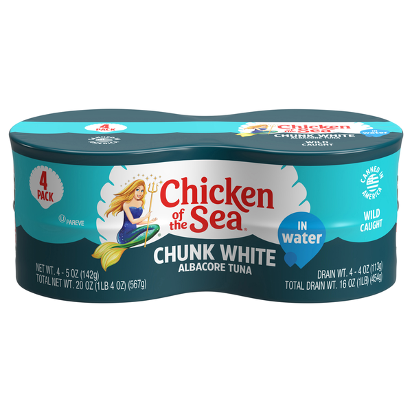 Canned Meat & Seafood Chicken of the Sea Albacore Tuna in Water hero