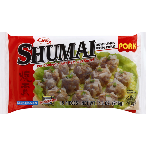 Frozen Dumplings & Steamed Buns JFC Shumai, Dumplings with Pork hero