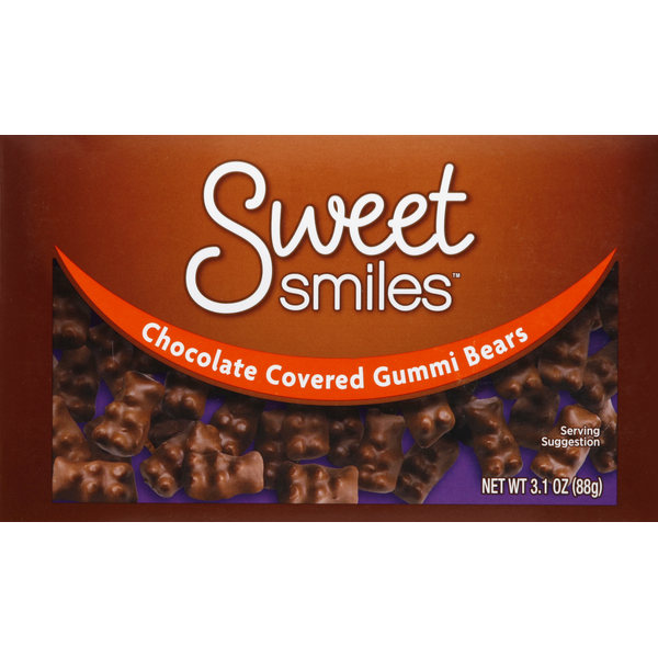 Candy & Chocolate Sweet Smiles Gummi Bears, Chocolate Covered hero