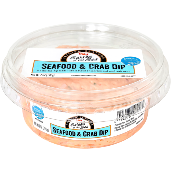 Fresh Dips & Tapenades Salads of the Sea Seafood & Crab Dip hero