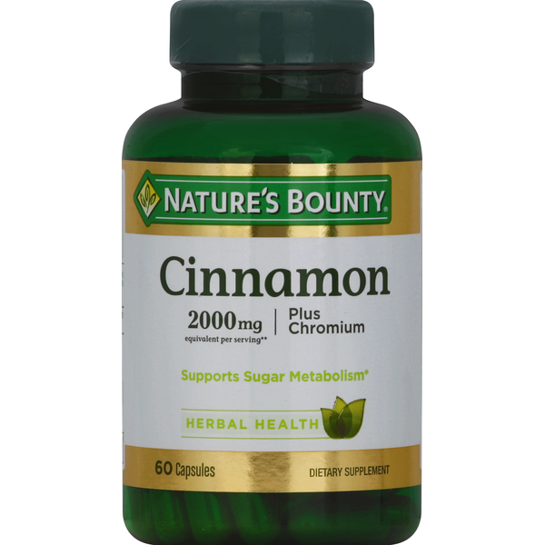 Supplements Nature's Bounty Cinnamon hero