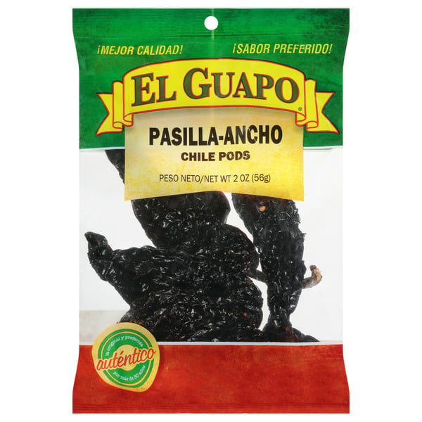 Spices & Seasonings El Guapo® Whole Pasilla Ancho Chili Pods (Chile Pasilla Ancho) hero