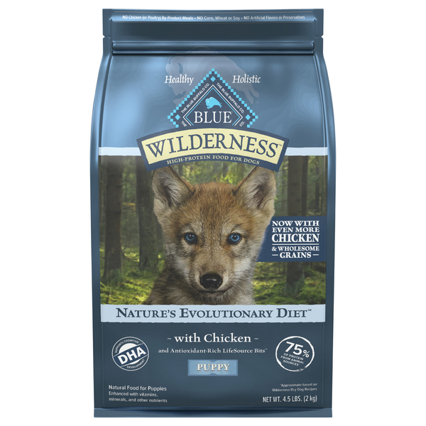 Blue Buffalo Food for Puppies, Natural, with Chicken, Nature’s Evolutionary Diet, Puppy hero