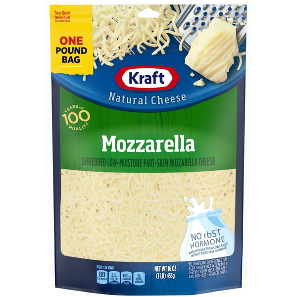 Packaged Cheese Kraft Mozzarella Shredded Cheese hero