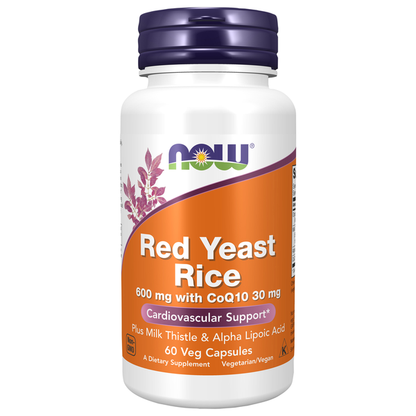 Cardiovascular NOW Red Yeast Rice 600 mg with CoQ10 30 mg hero