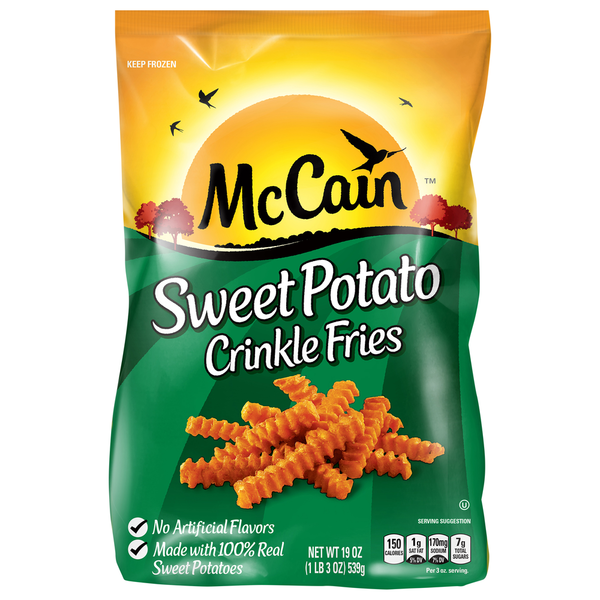 Frozen Appetizers & Sides McCain Crinkle Fries, Sweet Potato hero