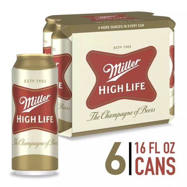 Beers & Coolers Miller High Life American Lager Beer hero