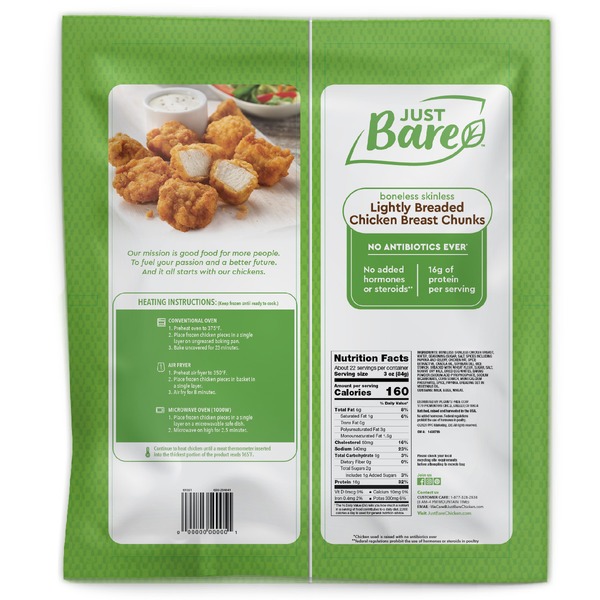 Costco Just Bare Chicken Breast, Spicy Strips, Lightly Breaded Same-Day  Delivery or Pickup