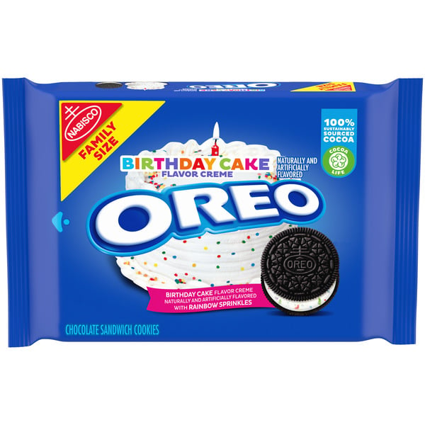 Cookies & Cakes Oreo Birthday Cake Sandwich Cookies hero