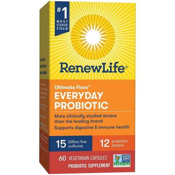 Probiotics Renew Life Ultimate Flora Adult Everyday Probiotic, 15 Billion CFU hero