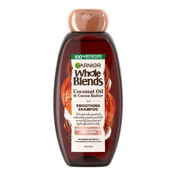 Hair Care Garnier Smoothing Shampoo with Coconut Oil & Cocoa Butter Extracts hero