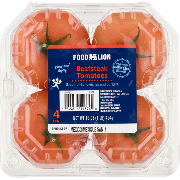 Fresh Vegetables Food Lion Tomatoes, Beefsteak hero