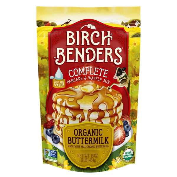 Pancake/Waffel Mixes and Syrup Birch Benders Organic Buttermilk Pancake & Waffle Mix hero