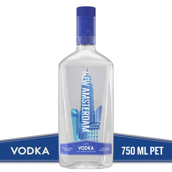 Spirits New Amsterdam Vodka Plastic Bottle hero