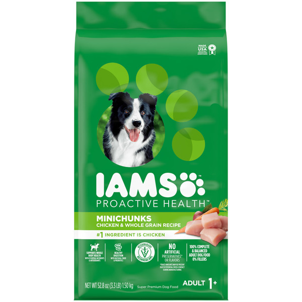 Dog Food & Care IAMS Minichunks Adult Small Kibble Dry Dog Food with Real Chicken and Whole Grains hero