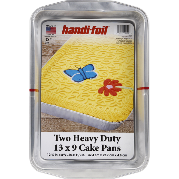 Kitchen Supplies Handi-foil Cake Pans, Heavy Duty, 13 x 9 hero