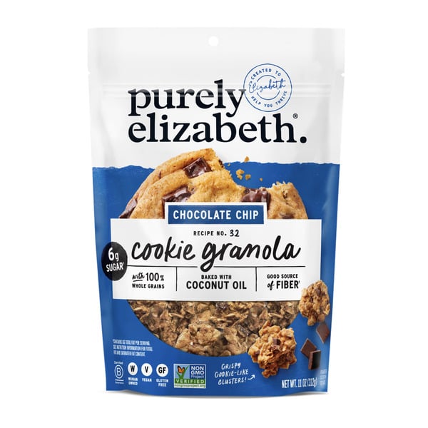 Cereal Purely Elizabeth Chocolate Chip Cookie Granola hero