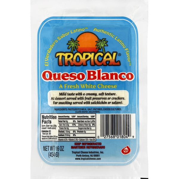 Specialty Cheeses Tropical Cheese, Queso Blanco hero