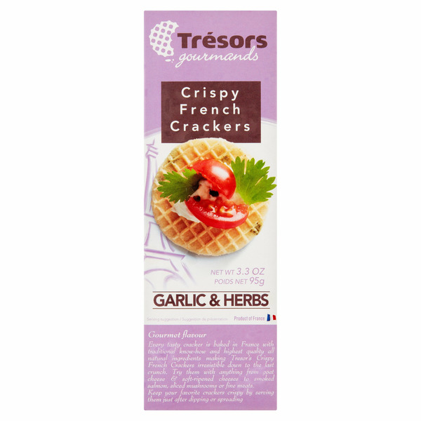 Crackers Trésors Gourmands Crispy French Crackers hero