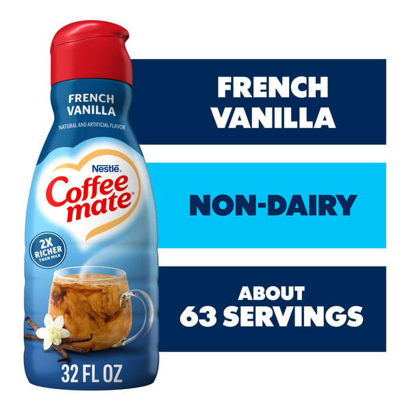 Creamers Coffee mate French Vanilla Non-Dairy Creamer hero