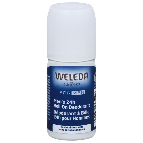 Deodorants Weleda Deodorant, Roll-On, 24H, For Men hero