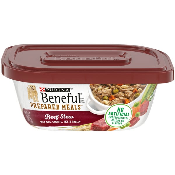 Dog Food & Care Purina Beneful High Protein, Gravy Wet Dog Food, Prepared Meals Beef Stew hero