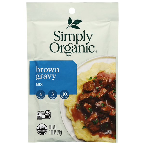 Spices & Seasonings Simply Organic Organic Brown Gravy Seasoning Mix hero