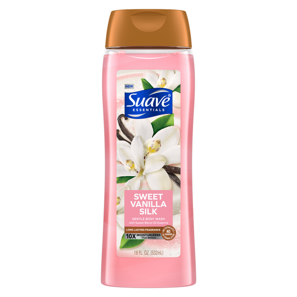 Suave Essentials Gentle Body Wash, Sweet Vanilla hero