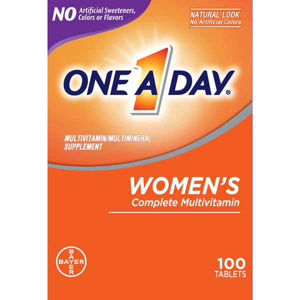 Vitamins & Supplements One A Day Complete Multivitamin, Women's, Tablets hero