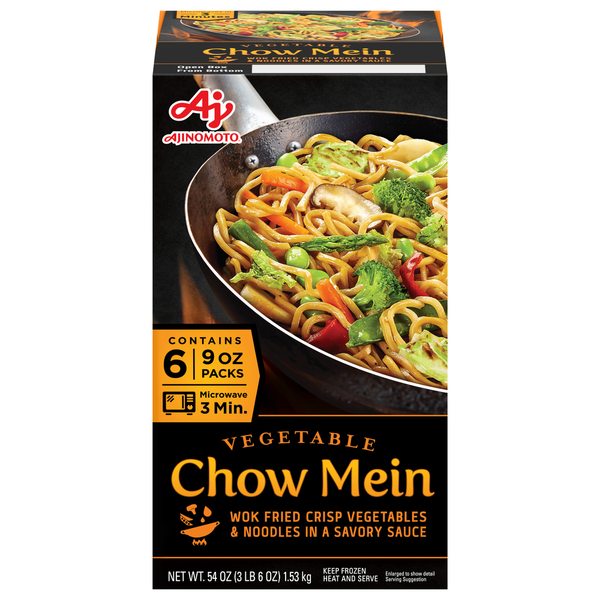 Frozen Produce Ajinomoto Chow Mein, Vegetable hero