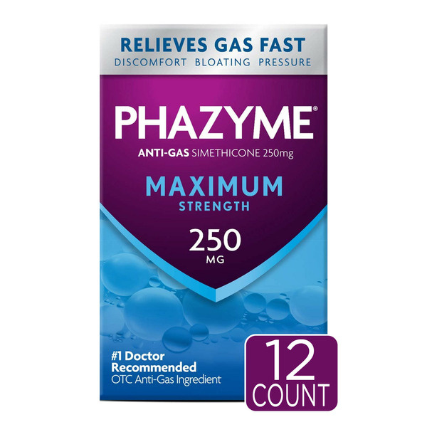 Digestion Phazyme Gas & Bloating Relief Maximum Strength hero