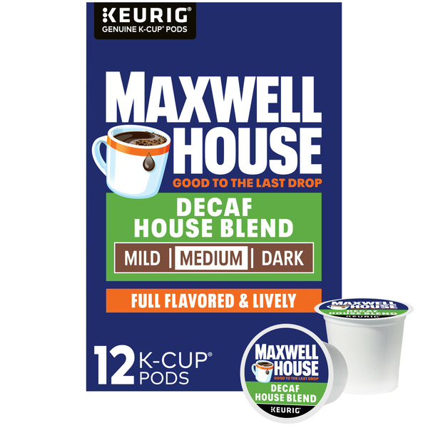 Coffee Maxwell House Decaf House Blend Medium Roast K-Cup® Coffee Pods hero