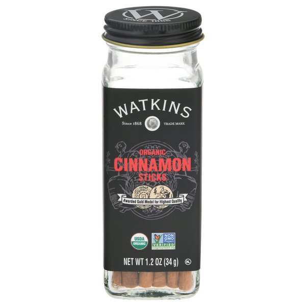 Spices & Seasonings Watkins Cinnamon Sticks, Organic hero