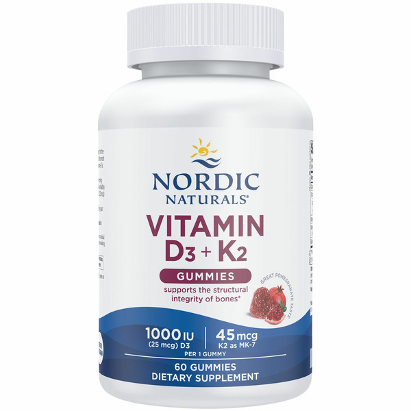 Children's Multivitamins Nordic Naturals Vitamin D3 + K2, Gummies hero