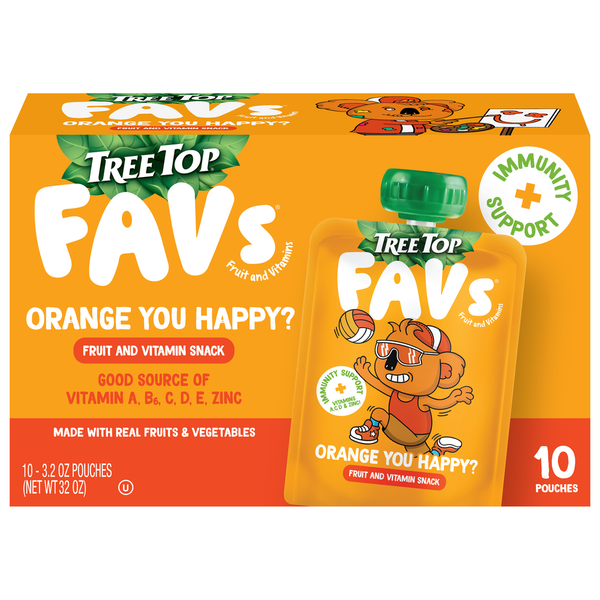 Tree Top Fruit and Vitamin Snack, Orange You Happy hero