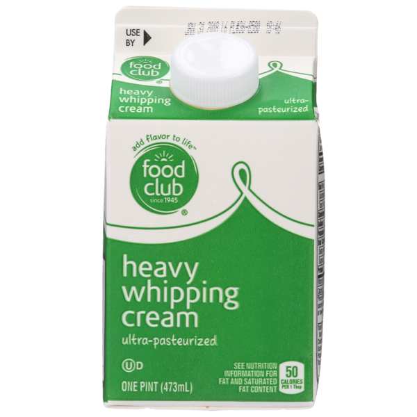 Cream Food Club Heavy Whipping Cream hero