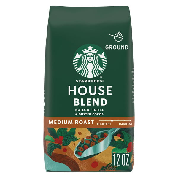 Coffee Grounds and Whole Beans Starbucks House Blend Medium Roast Ground Coffee hero